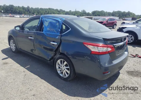 2015 Nissan Sentra Sv из США, поврежденный, VIN 3N1AB7AP2FY350492